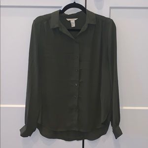 Army Green H&M Button Down